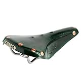 Brooks Saddles B17 Bicycle Saddle (Titanium Rails, Green)