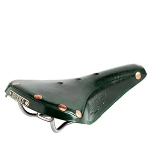 Buy Brooks Saddles B17 Bicycle Saddle (Titanium Rails, Green)