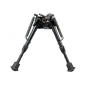 Harris Engineering Bipod Rotating Black Leg Notch 6-9 - Grips Pads Stocks by 