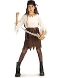 New Childs Girls Caribbean Pirate Costume Large 12-14