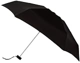 Leighton Genie Manual Open/Close Umbrella, Black