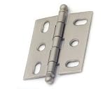Cabinet Mortise Hinges Satin Nickel