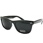 G&G Black Wayfarer 80's Blues Brothers Sunglasses Super Dark