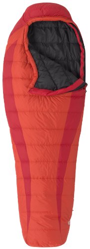 MARMOT Herren 600 cuin Daunenschlafsack Always Summer Reg, Real Red/Fire, LZ, 20160-6332-L