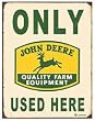 Desperate Enterprises Only John Deere Used Here Collectible Tin Sign