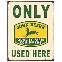 John Deere Farm Equipment Sign Metal-Tin Signs