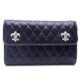 CHROME HEARTS/クロムハーツ/クロム・ハーツ/財布/ウォレット /ウェーブ /#4 キルテッド/ 3スナップ /BSフレア/モチーフ /ブラック