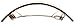 Large Grey Hair Barrette for Thick Hair, Rectangle Volume French Barrette for Women, Strong Hold, Comfortable and Easy to Use, Onyx Faux Shell | France Luxe
