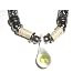 Mushroom Necklace~ Glass Mushroom Necklace~ Green Mushroom