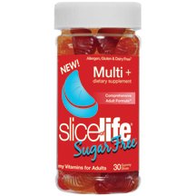 Hero Nutritional Products Slice of Life Multi+ Sugar Free Adult Gummy Vitamins - 30 Ct, Pack of 3