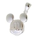 Sterling Silver Disney - Mickey Mouse Chain 18 Inches Cable Chain