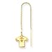 Jewelry : 14K Dallas Cowboys Jersey Threader Earrings
