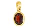 9ct Yellow Gold Mozambique Garnet Oval Pendant 9ct Yellow Gold Mozambique Garnet Oval Pendant