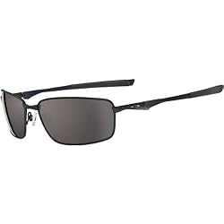Oakley Splinter Men's Active Fashion Sunglasses w/ Free B&F Heart Sticker Bundle - Matte Black/Midnight/Warm Grey