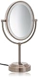 Conair BE47BR Double-Sided Illuminated Oval Mirror, Oiled Bronze