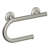Moen LR2352DBN Home Care Grab Bar Toilet Paper Holder, Brushed Nickel