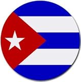 Cuba Flag Round Mouse Pad