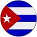 Cuba Flag Round Mouse Pad