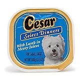 Cesar Select Dinners for Small Dogs with Lamb in Meaty Juices- net wt. 3.5 oz., case of 24