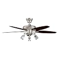 Thaddeus Click-In Ceiling Fan Nickel (52")