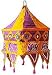 ShalinCraft Lampshades Multicolored Applique Embroidered Fabric Indian-Style (clamp038)