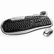 Verbatim 96665 Go Wireless Multimedia Keyboard and Mouse (Silver)