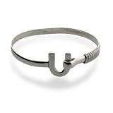Eve's Addiction Sterling Silver Caribbean Hook Bracelet