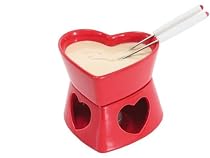 Novelty Chocolate Fondue Set - Heart