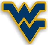 West Virginia Mountaineers 12 Logo Car Magnet