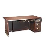 ~:~ DMI FURNITURE, INC. ~:~ Governors Series Right Pedestal Desk, 72w x 36d x 30h, Mahogany