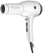 Revlon RV544 1875 Watt Tourmaline Ionic Lightweight Dryer, Silver/Black