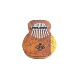 Mahogany Carved Kalimba, medium