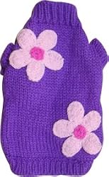 Fashion Dogs Purple Diva Dog Sweater Cute Dog Sweater L
