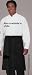 26 Mini Bistro Apron - Black
