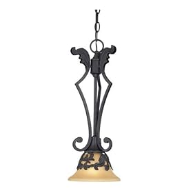 Thomas Lighting Lourdes Painted Bronze Mini Pendant by Thomas Lighting
