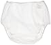 Dappi Waterproof 100% Vinyl Diaper Pants, 3Pack, White, Large