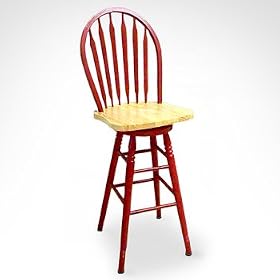 Click here to buy Arrowback Red Stool - 30 by Target Marketing.