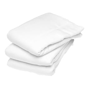 Gerber 12-Pack Prefold Birdseye 3-Ply Cloth Diapers with Padding - White