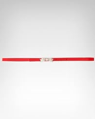 Skinny Metal Bow Belt