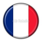 IMAGE OF Wallmonkeys Peel and Stick Wall Decals - Button Flag French-france Flag - 48
