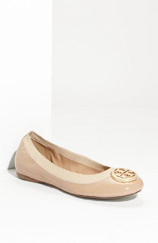 Tory Burch 'Caroline' Elastic Trim Ballerina Flat