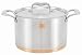 Marco Pierre White Stainless Steel with Copper Base 24cm Deep Stockpot + Lid