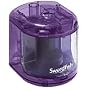 Swordfish Electric Pencil Sharpener Battery Operated Purple Ref 40003