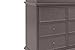 Million Dollar Baby Foothill-Louis 6-Drawer Changer Dresser with Tray, WeaThered Grey