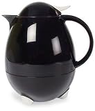 Leifheit 1-Liter Columbus 2000 Insulated Carafe, black/white
