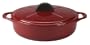 Daniel Boulud Kitchen Infiniti Cast Iron Cookware 5 quart Braising Roaster, Red