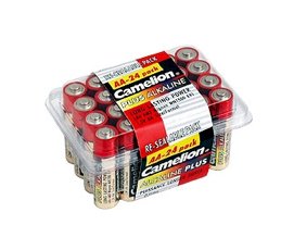 AA Alkaline Batteries, 24 Pack