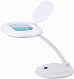 Daylight Professional Quality Table Top Magnifying Lamp, with massive 5
