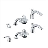 Grohe 19203EN0 Talia Thermostatic Roman Tub Filler with Optional Handles