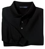 NEW Port Authority - Silk Touch Long Sleeve Sport Shirt Black-L